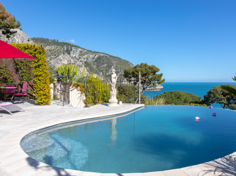 Location de Vacances de Luxe à Eze Villa Panorama French Riviera (5)