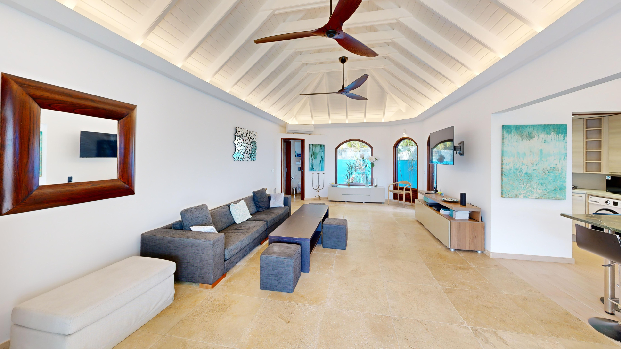 Villa Saint-Barth - piscine et vue mer