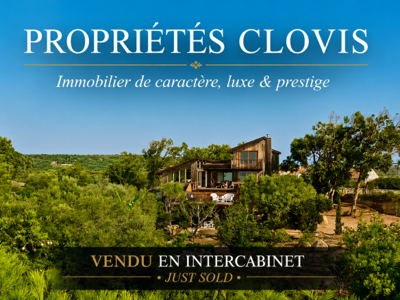 Villa vue mer vendue golf de sperone bonifacio en corse  propriétés clovis