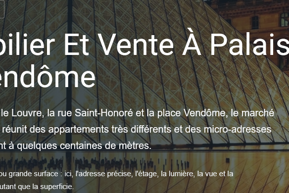 Prix immobilier à palais royal et vendôme  prix au m² rues recherchées appartements estimation et conseils pour vendre dans ce secteur Propriétés clovis